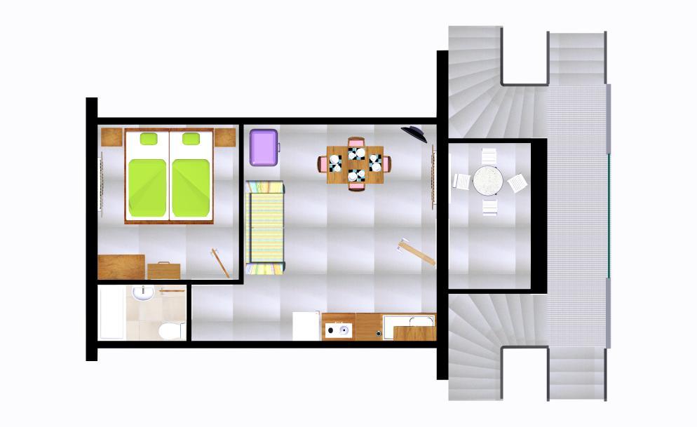 Iris Apartments Hráni Szoba fotó